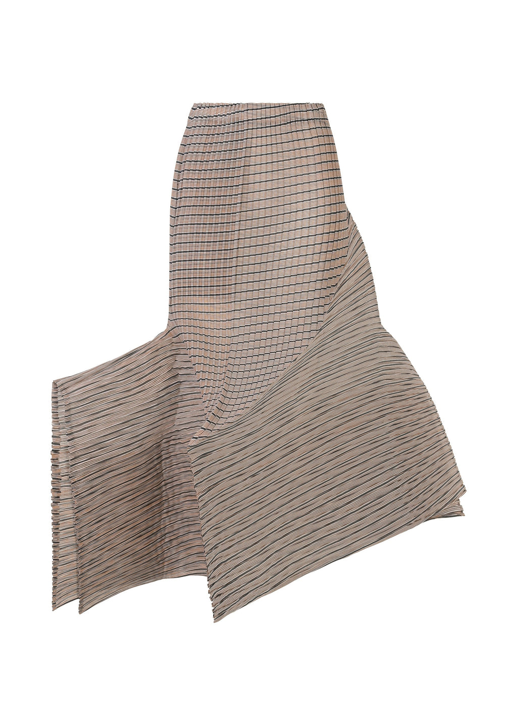 Generic Stripes (Machine Pleats) - BLACK-HUED