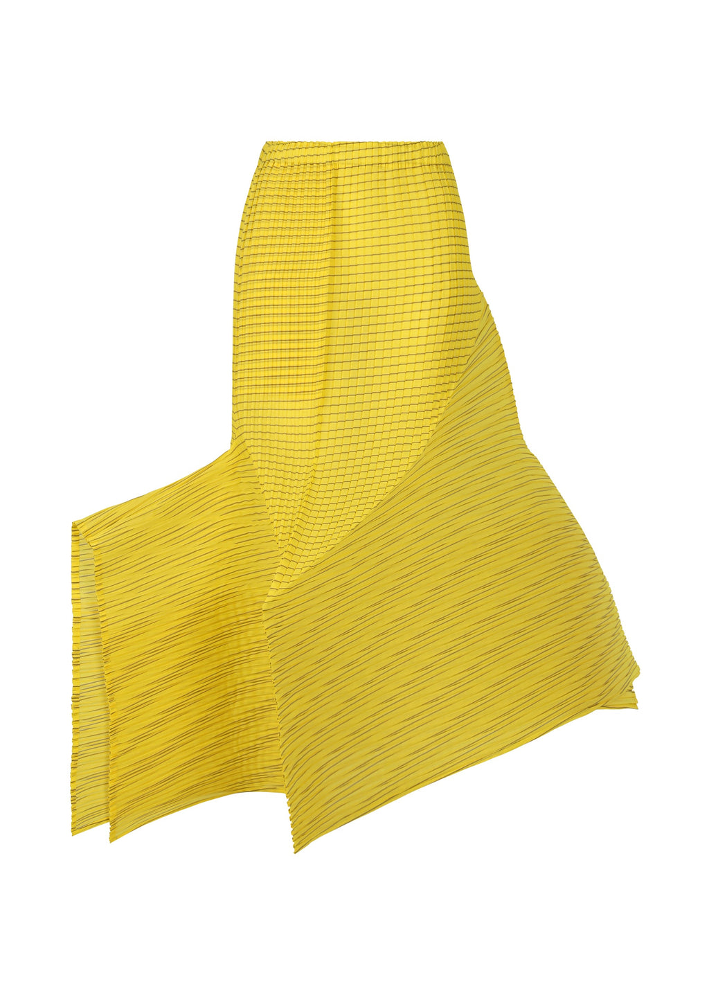 Generic Stripes (Machine Pleats) - YELLOW-HUED