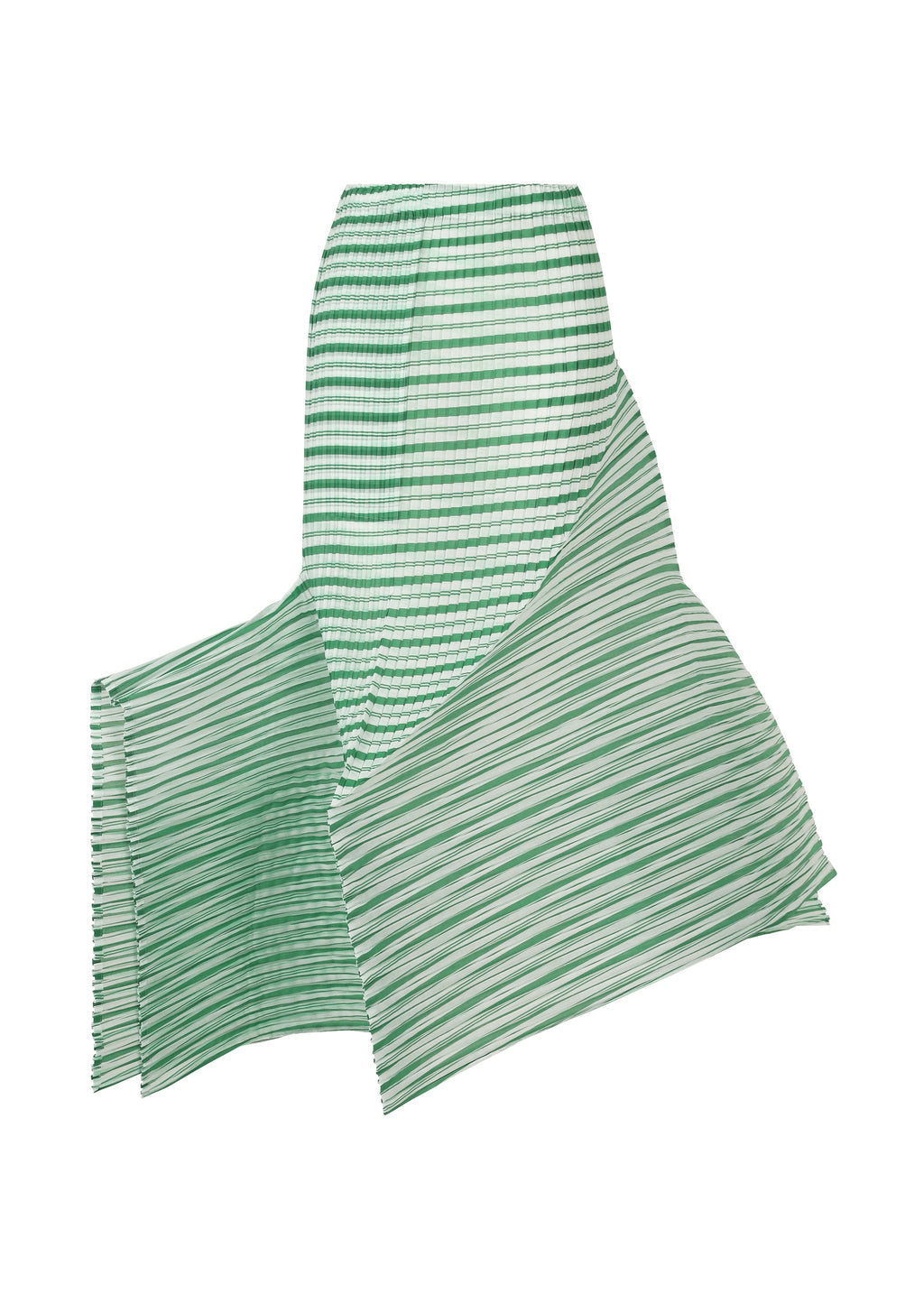 Generic Stripes (Machine Pleats) - GREEN-HUED