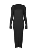Sleek Pleats - BLACK