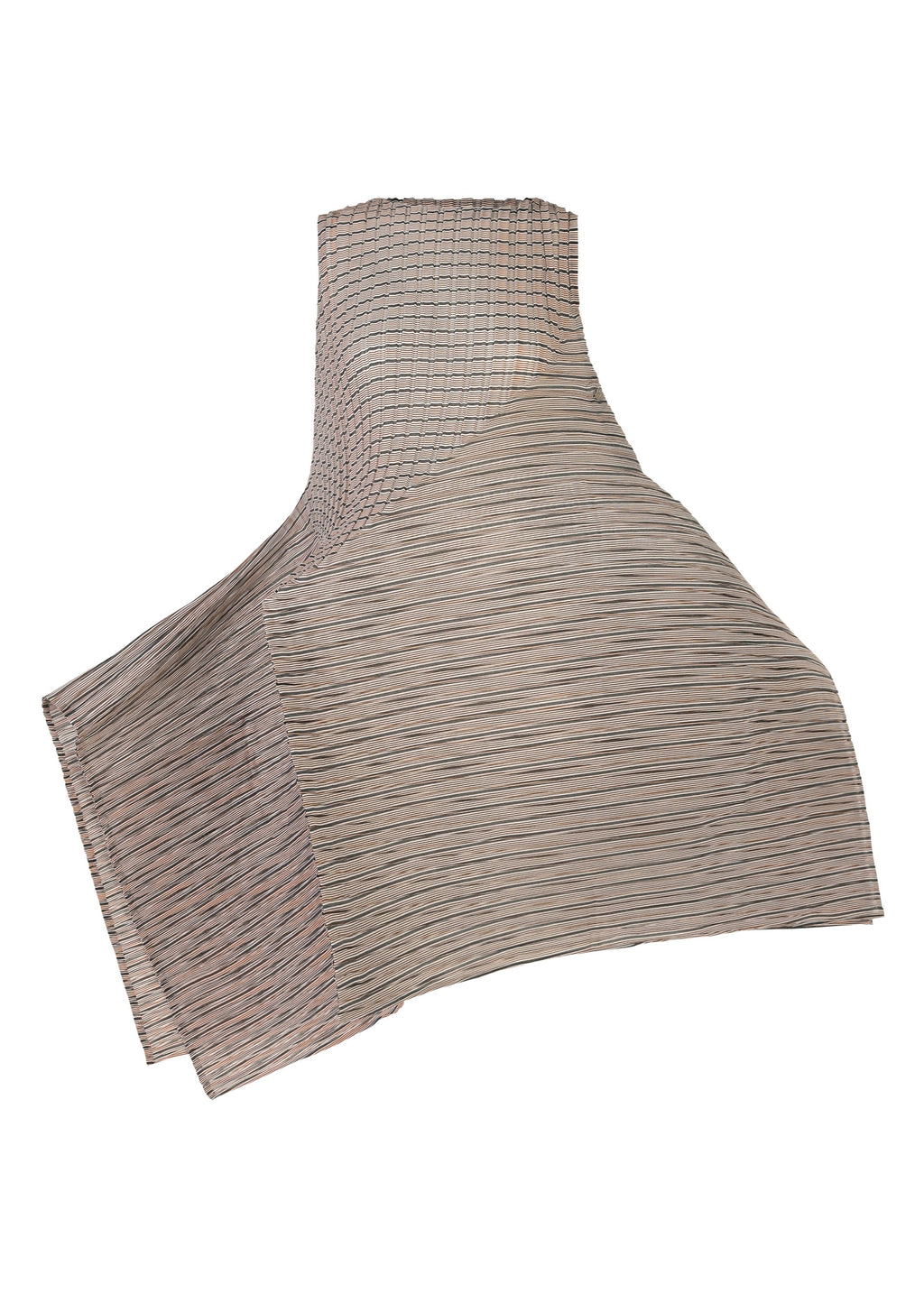Generic Stripes (Machine Pleats) - BLACK-HUED