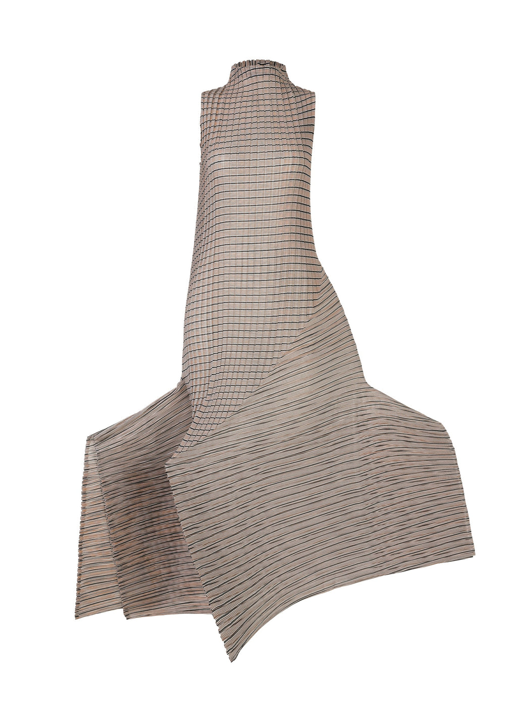 Generic Stripes (Machine Pleats) - BLACK-HUED