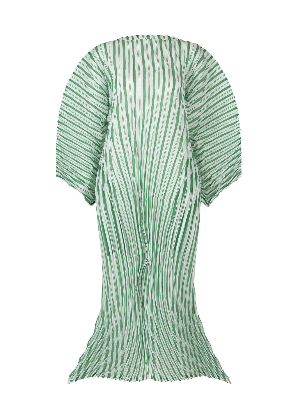 Generic Stripes (Hand Pleats) - GREEN-HUED