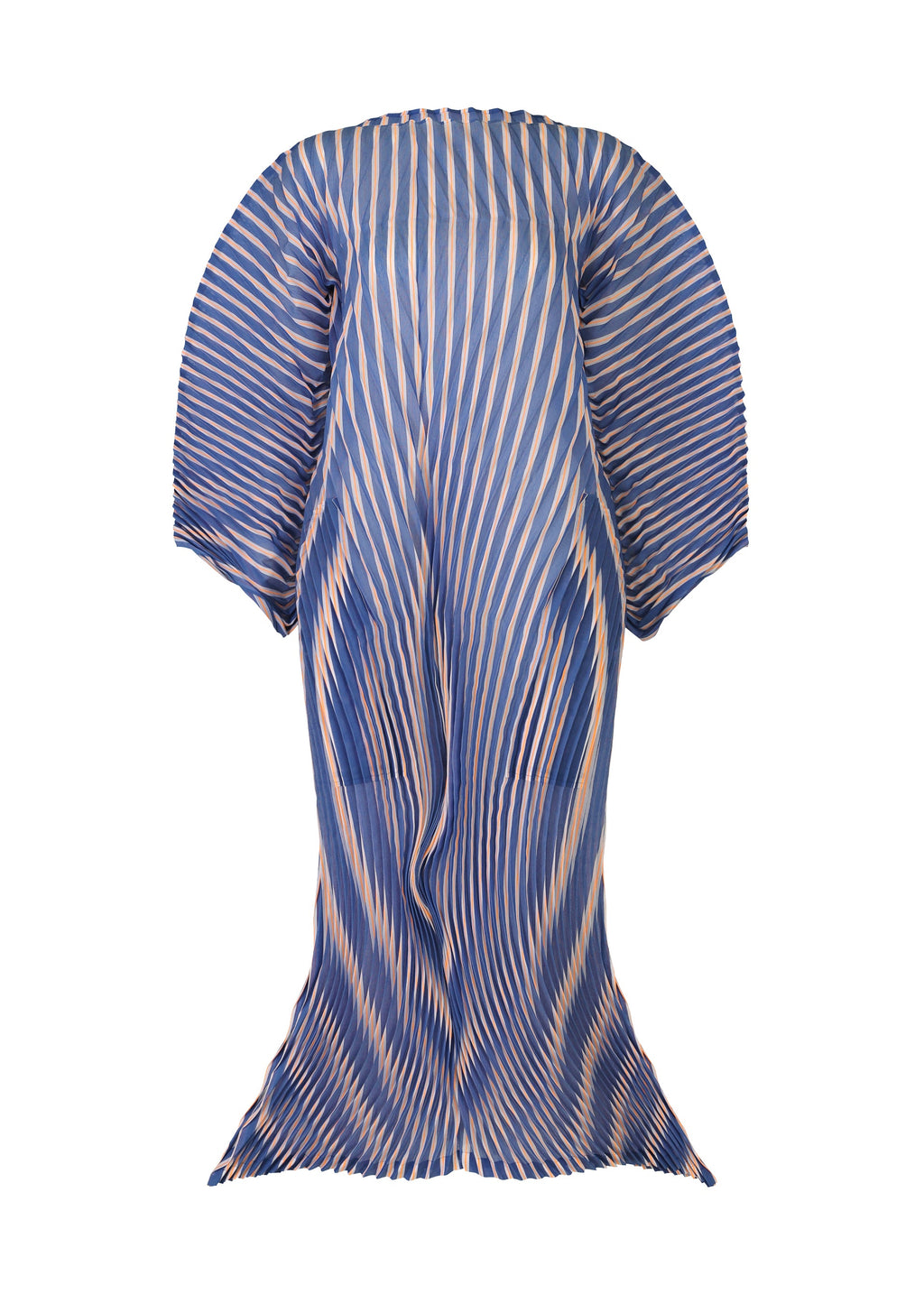 Generic Stripes (Hand Pleats) - BLUE-HUED