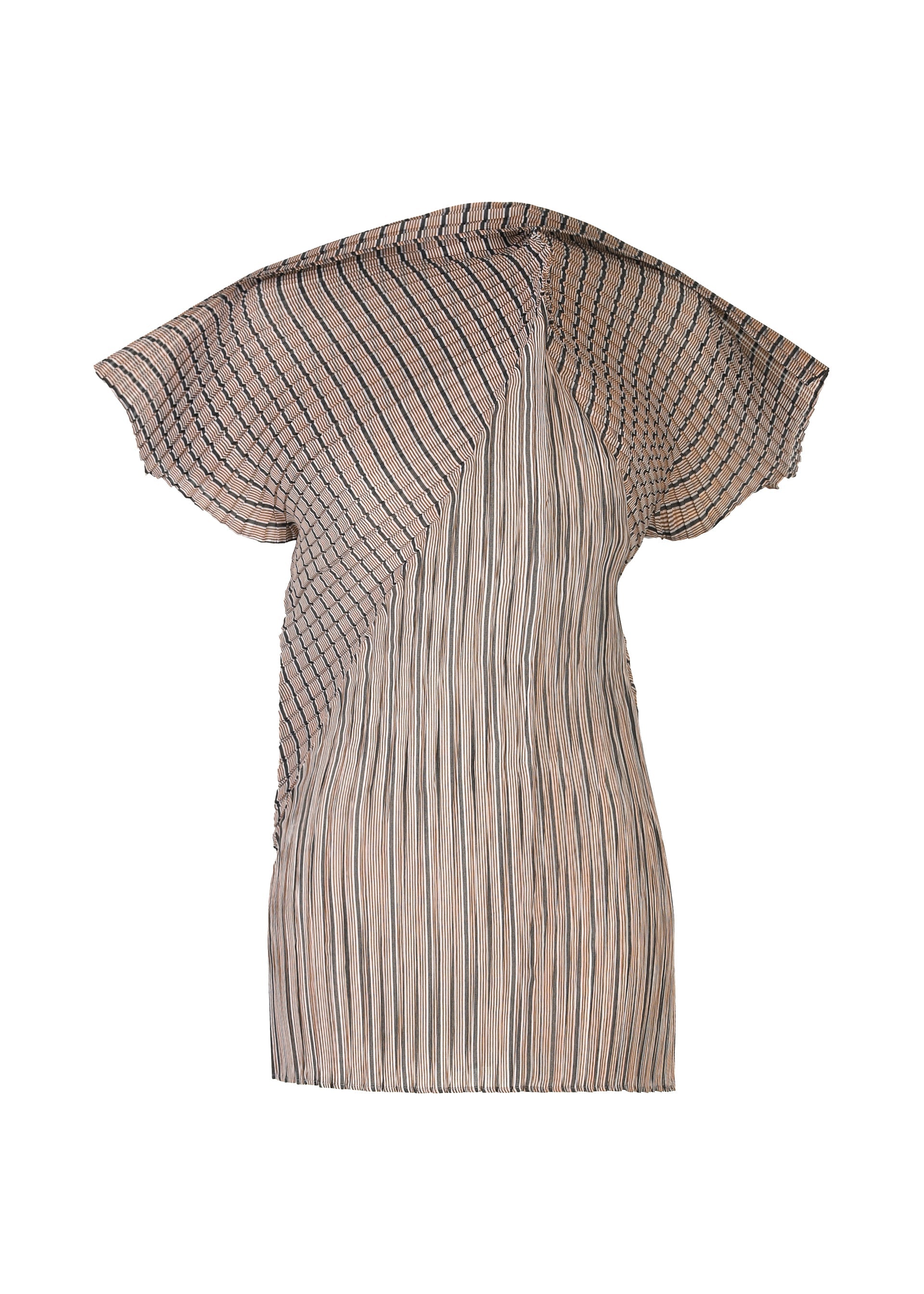 Generic Stripes (Machine Pleats) - BLACK-HUED