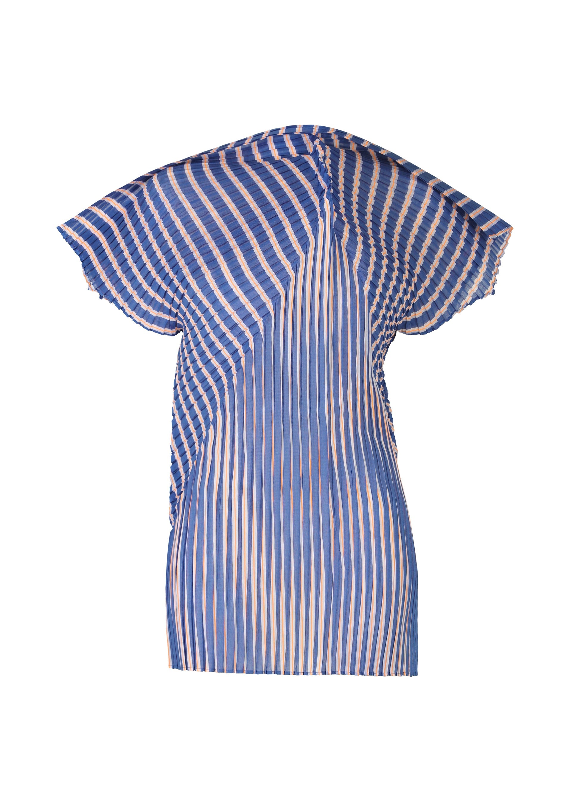 Generic Stripes (Machine Pleats) - BLUE-HUED