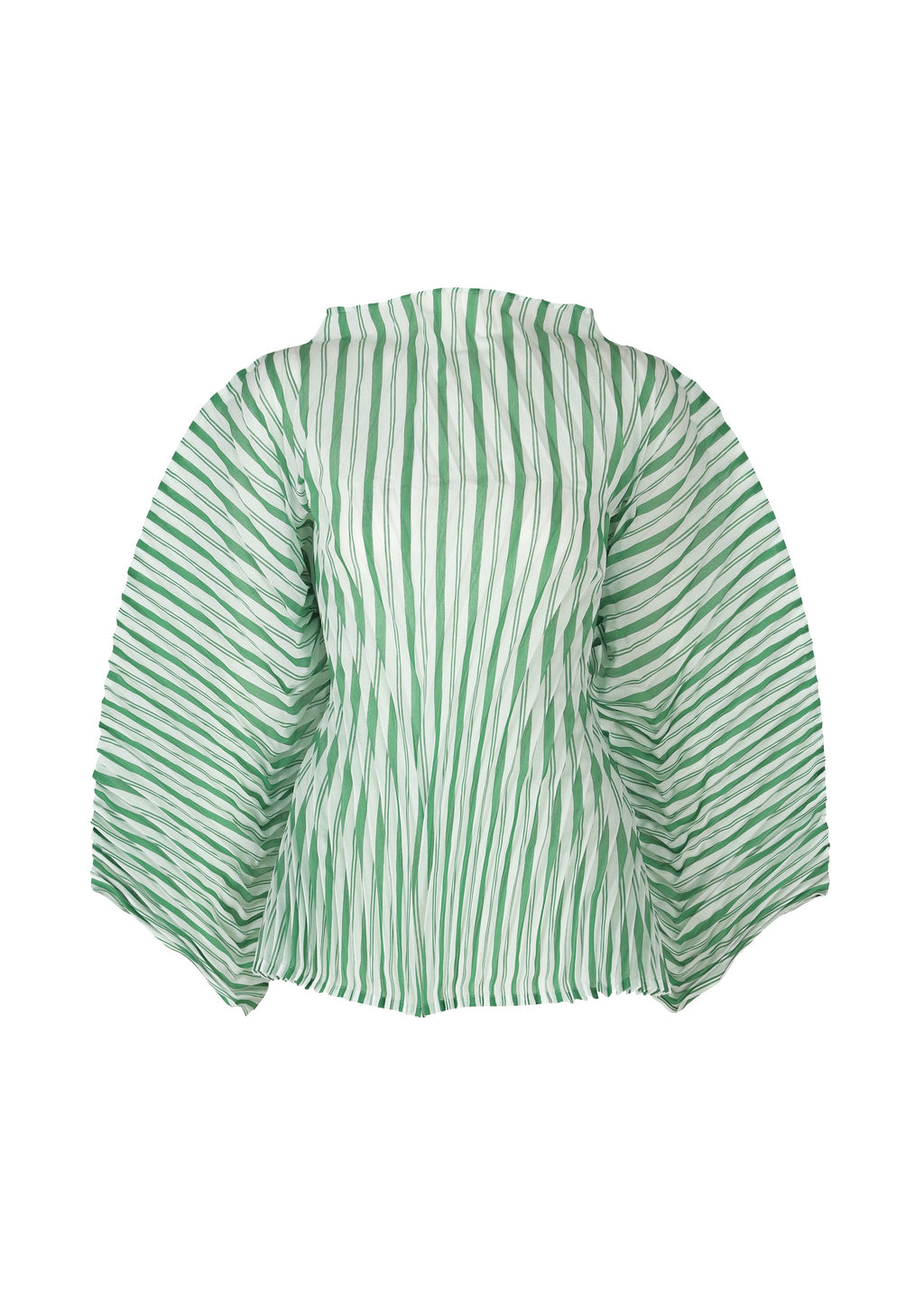 Generic Stripes (Hand Pleats) - GREEN-HUED