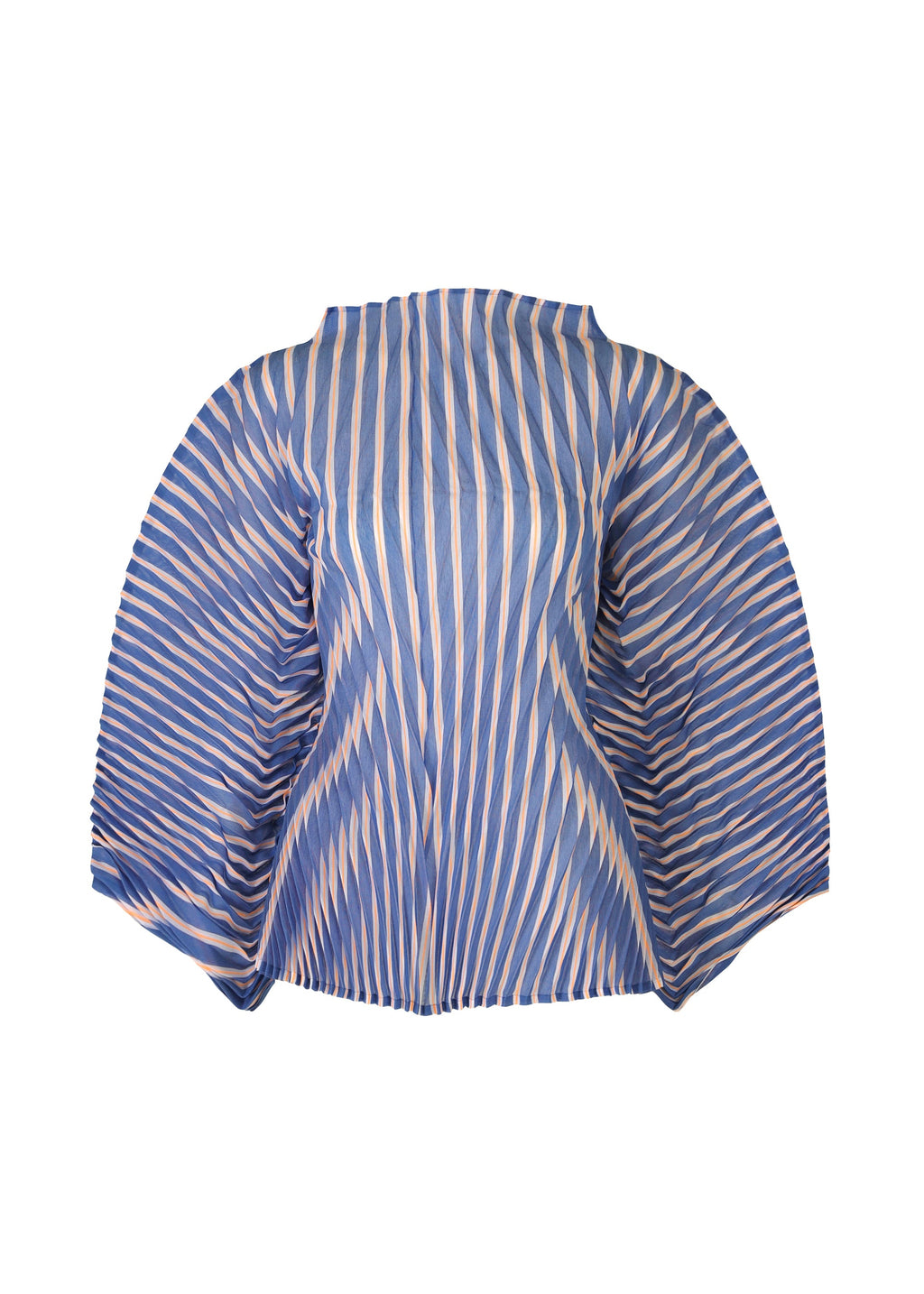 Generic Stripes (Hand Pleats) - BLUE-HUED