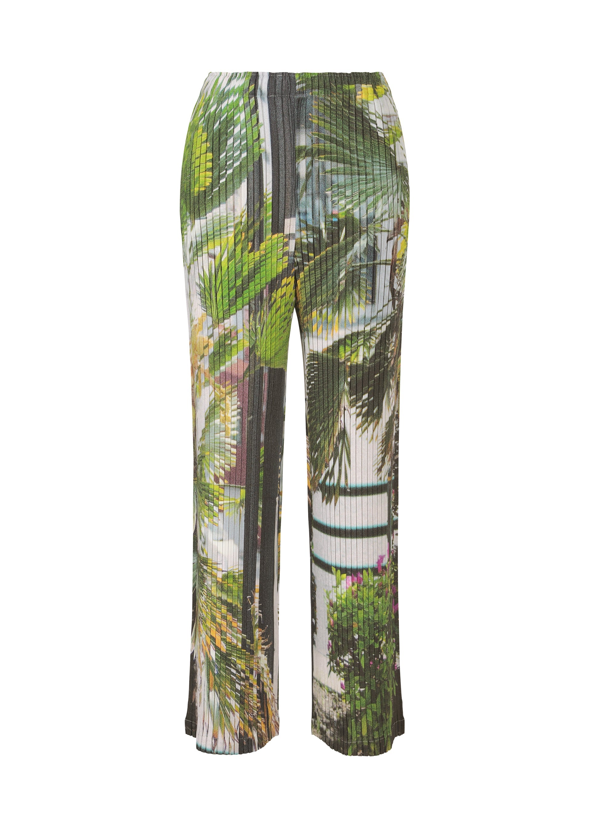 Urban Jungle Pleats - GREEN-HUED