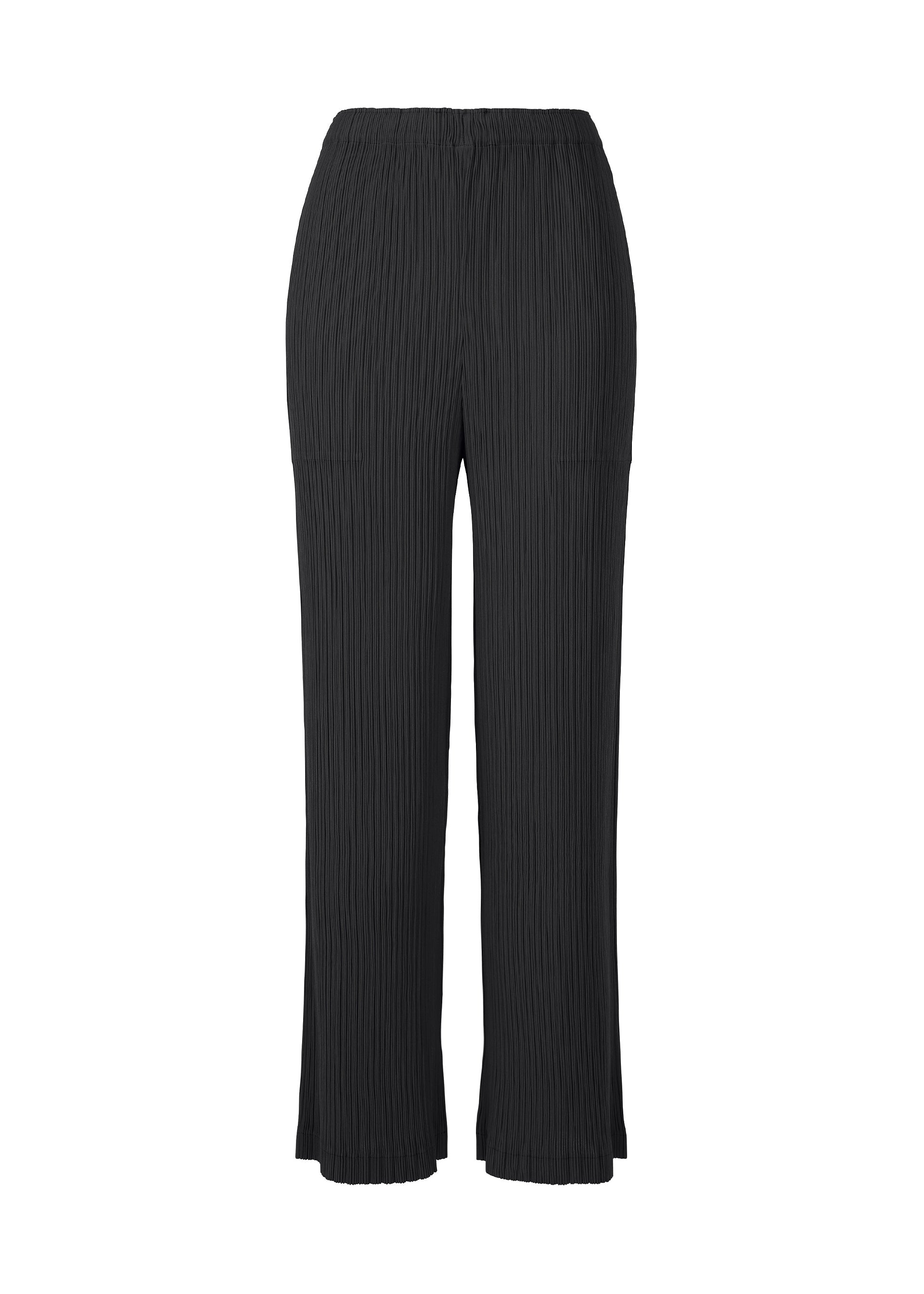 Hatching Pleats - BLACK