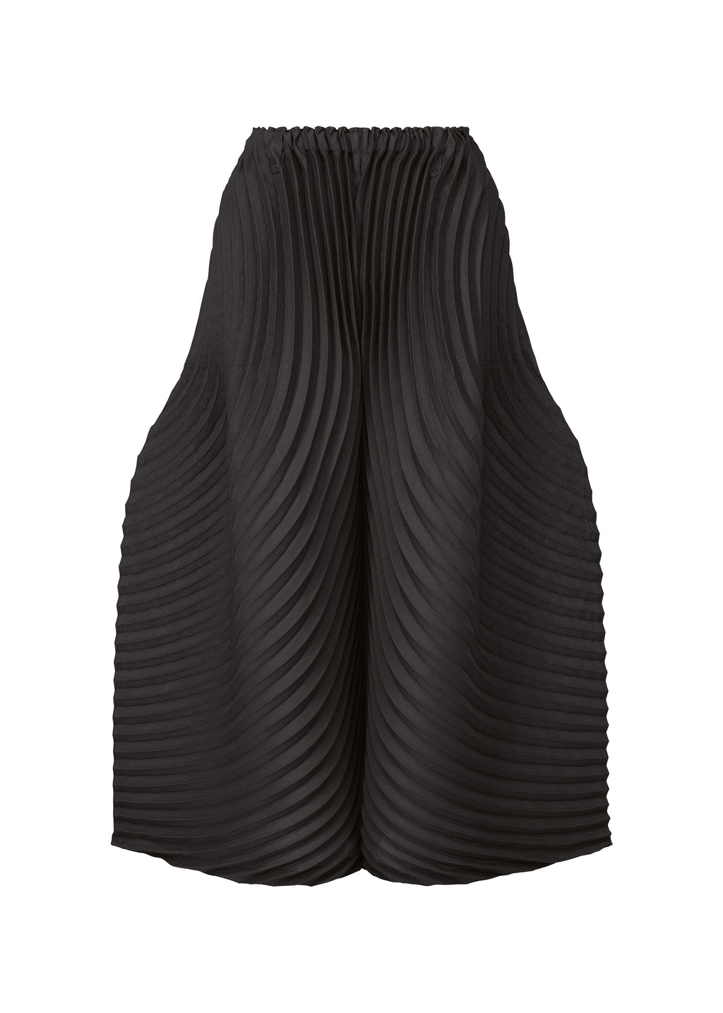 Circle Pleats Pb - BLACK