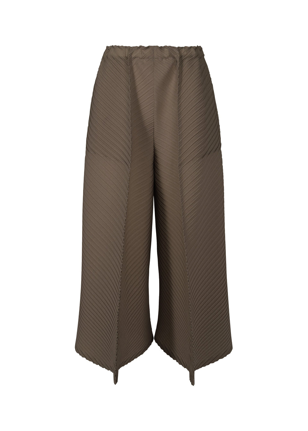 Plaster Pleats Solid - DARK BROWN