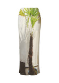 Urban Jungle Pleats - WHITE-HUED