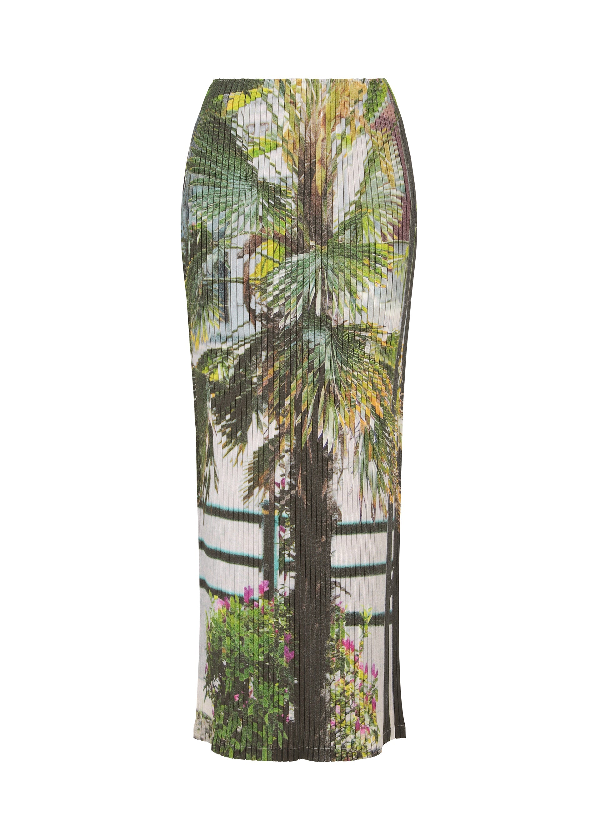 Urban Jungle Pleats - GREEN-HUED