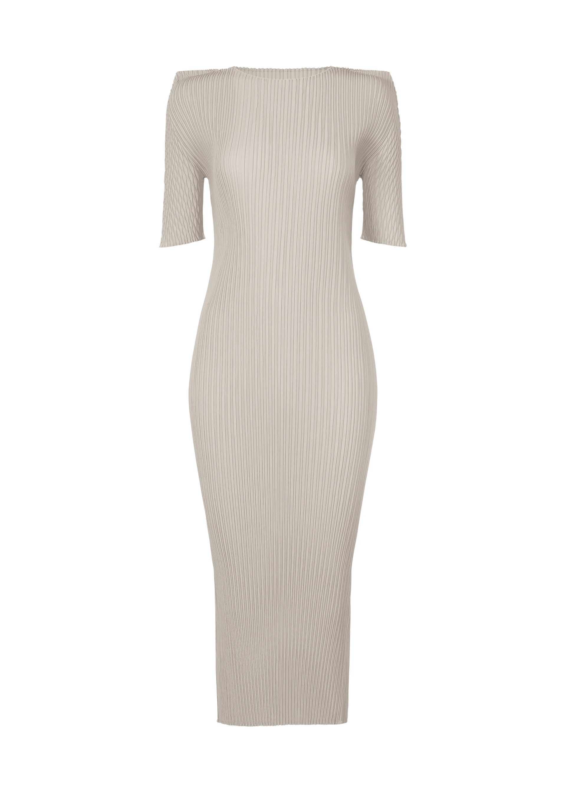 Box Shoulder Pleats - LIGHT GRAY