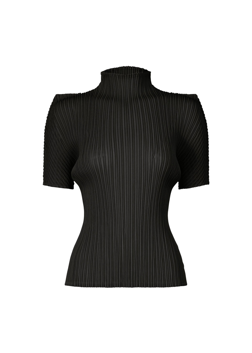Box Shoulder Pleats - BLACK
