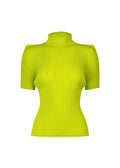Box Shoulder Pleats - PARAKEET GREEN