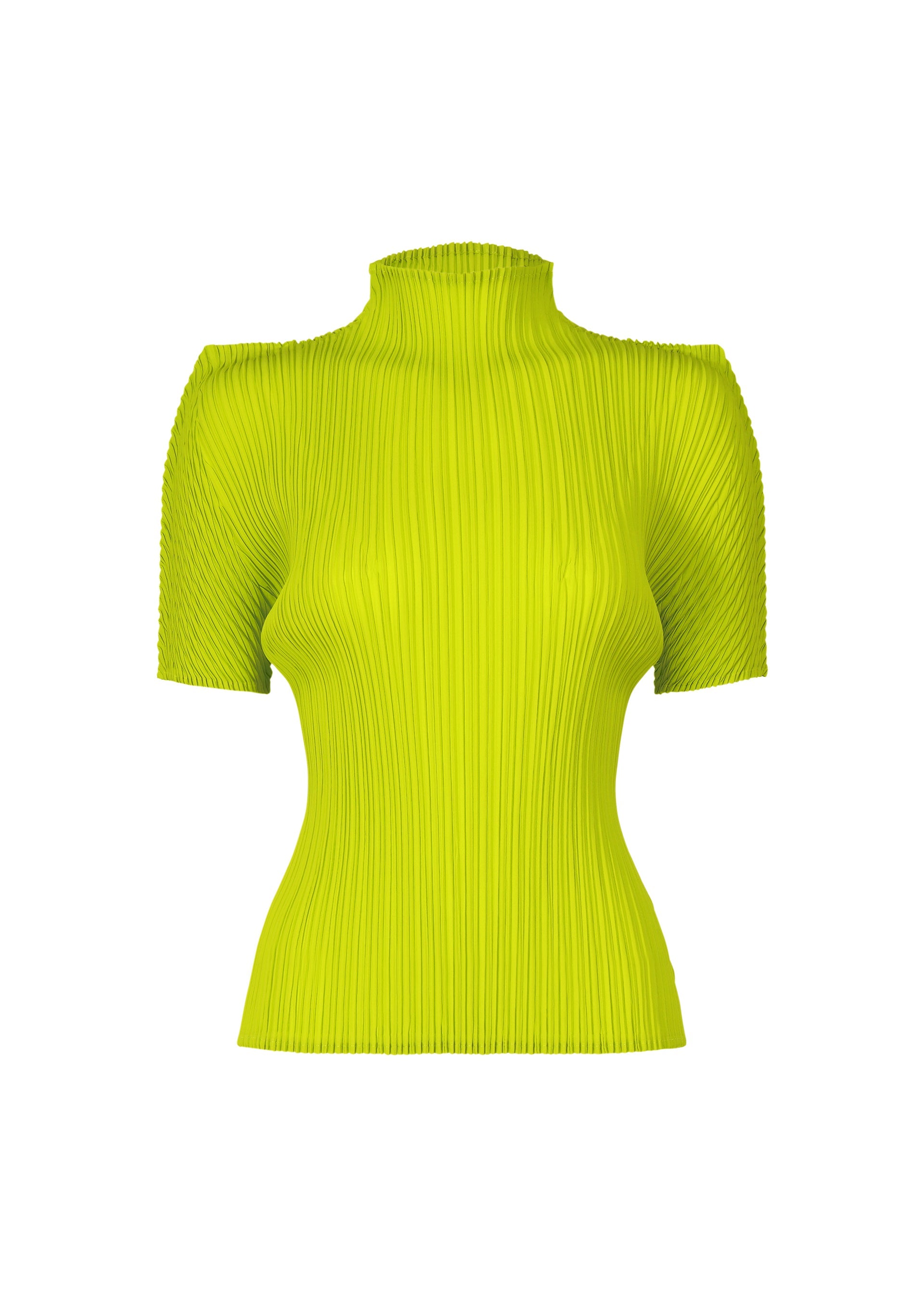Box Shoulder Pleats - PARAKEET GREEN