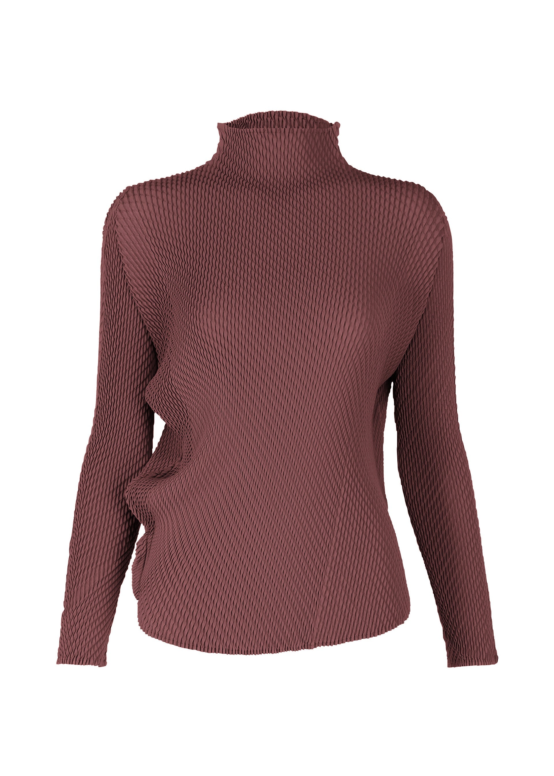 Misty Pleats - BURGUNDY