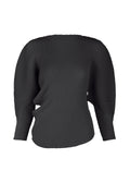 Misty Pleats - BLACK
