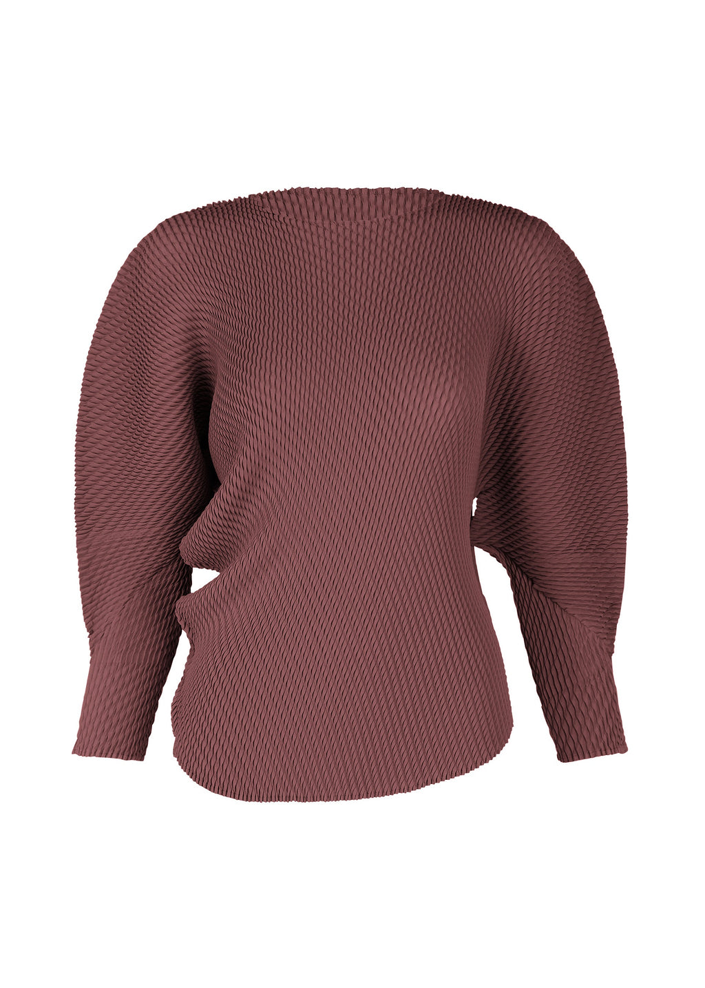 Misty Pleats - BURGUNDY