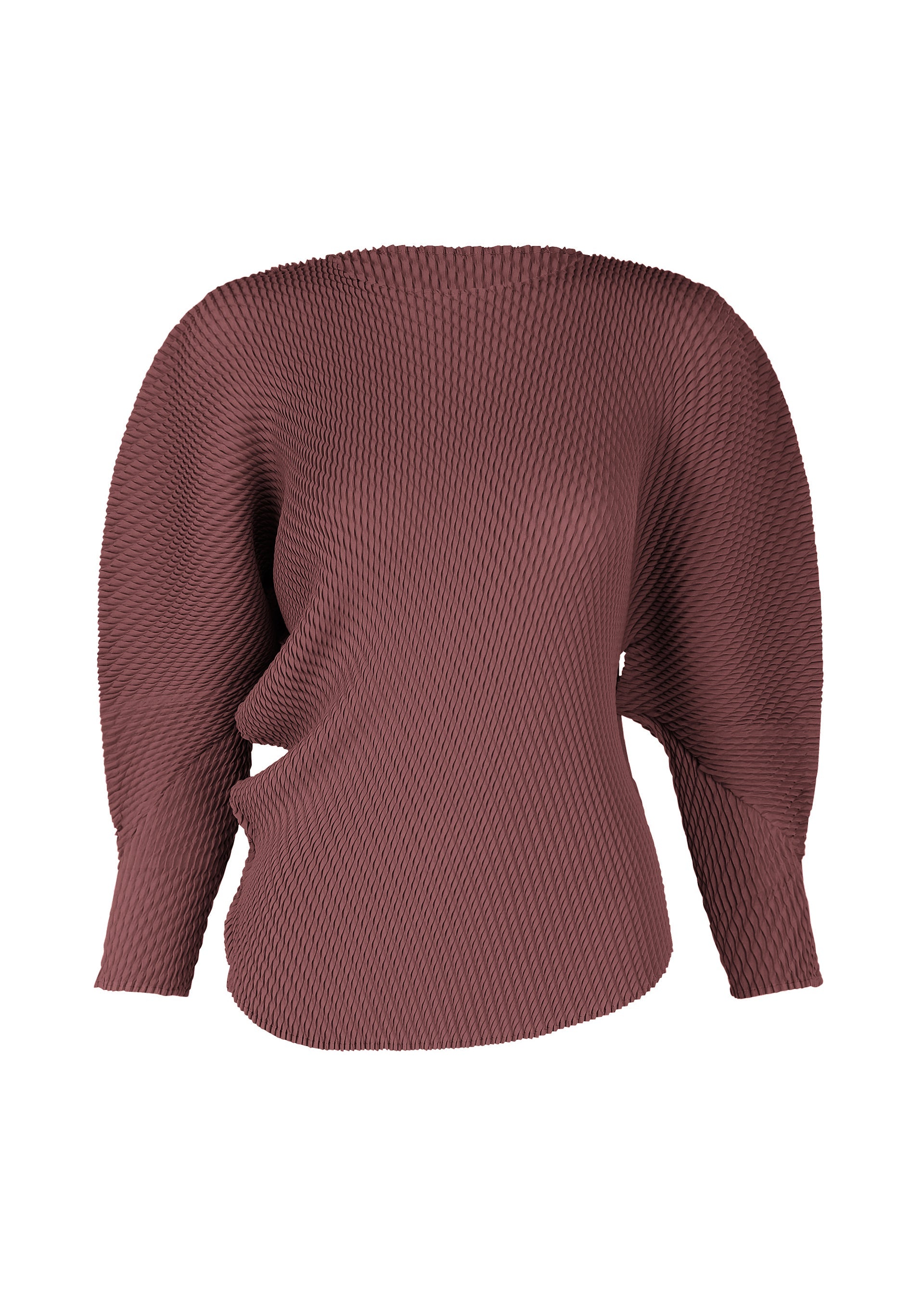 Misty Pleats - BURGUNDY