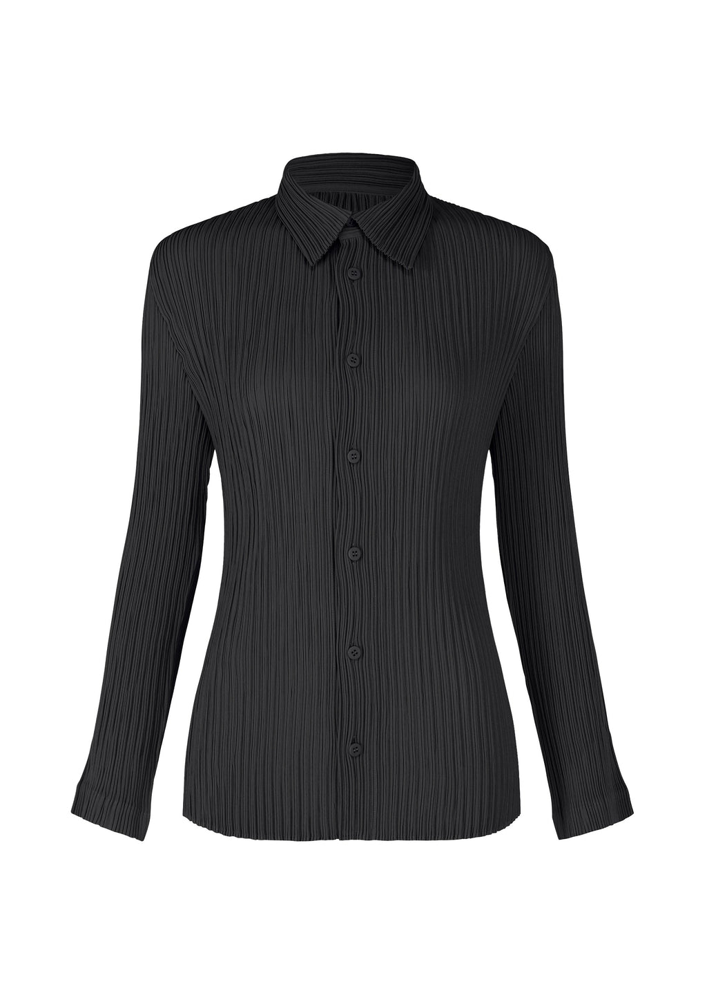 Hatching Pleats - BLACK