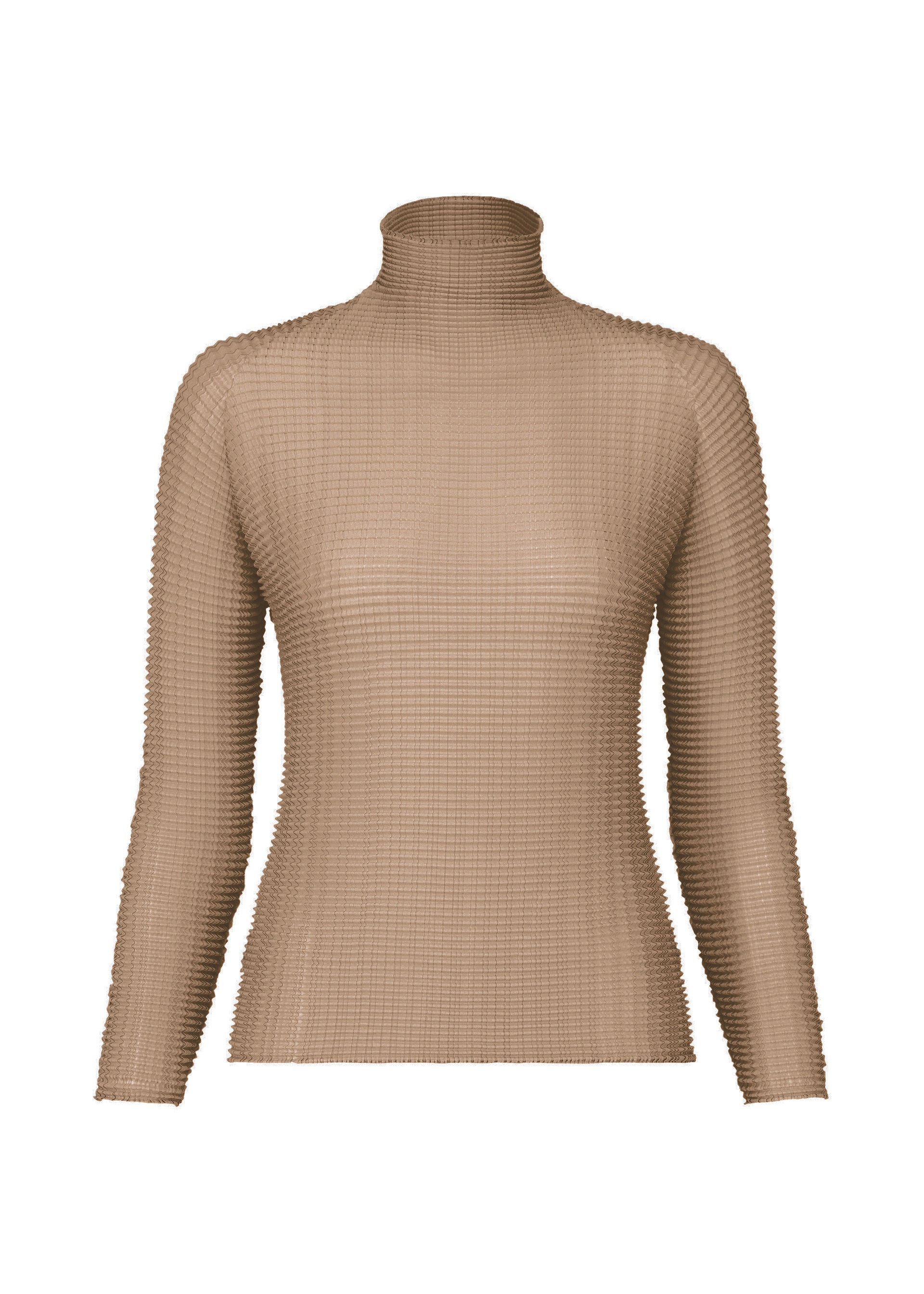 Wooly Pleats-66 - GREIGE