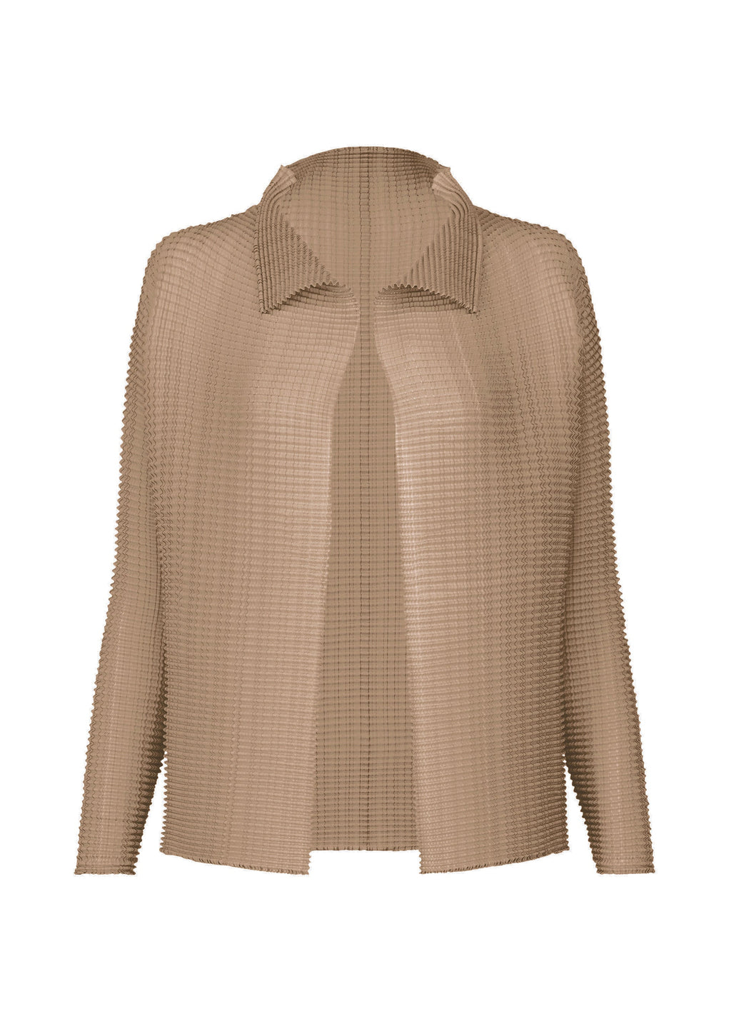 Wooly Pleats-66 - GREIGE
