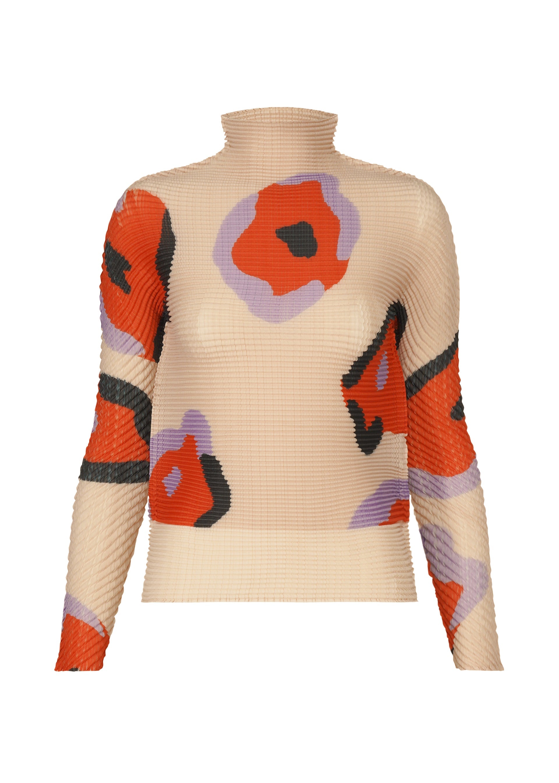Verve Pleats Top - BEIGE-HUED