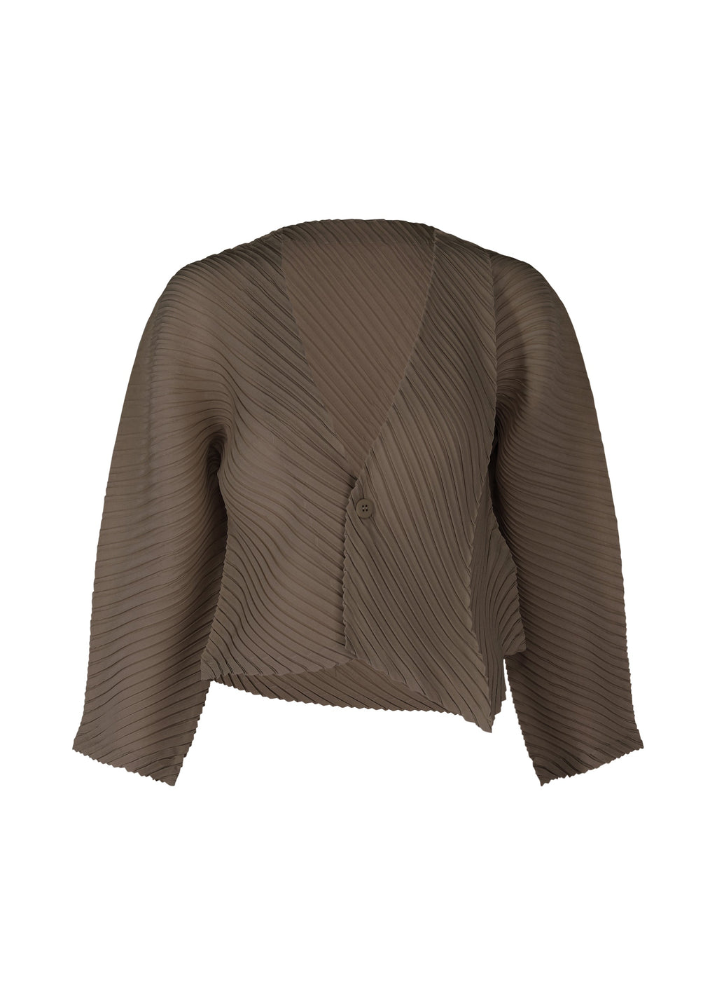 Plaster Pleats Solid - DARK BROWN