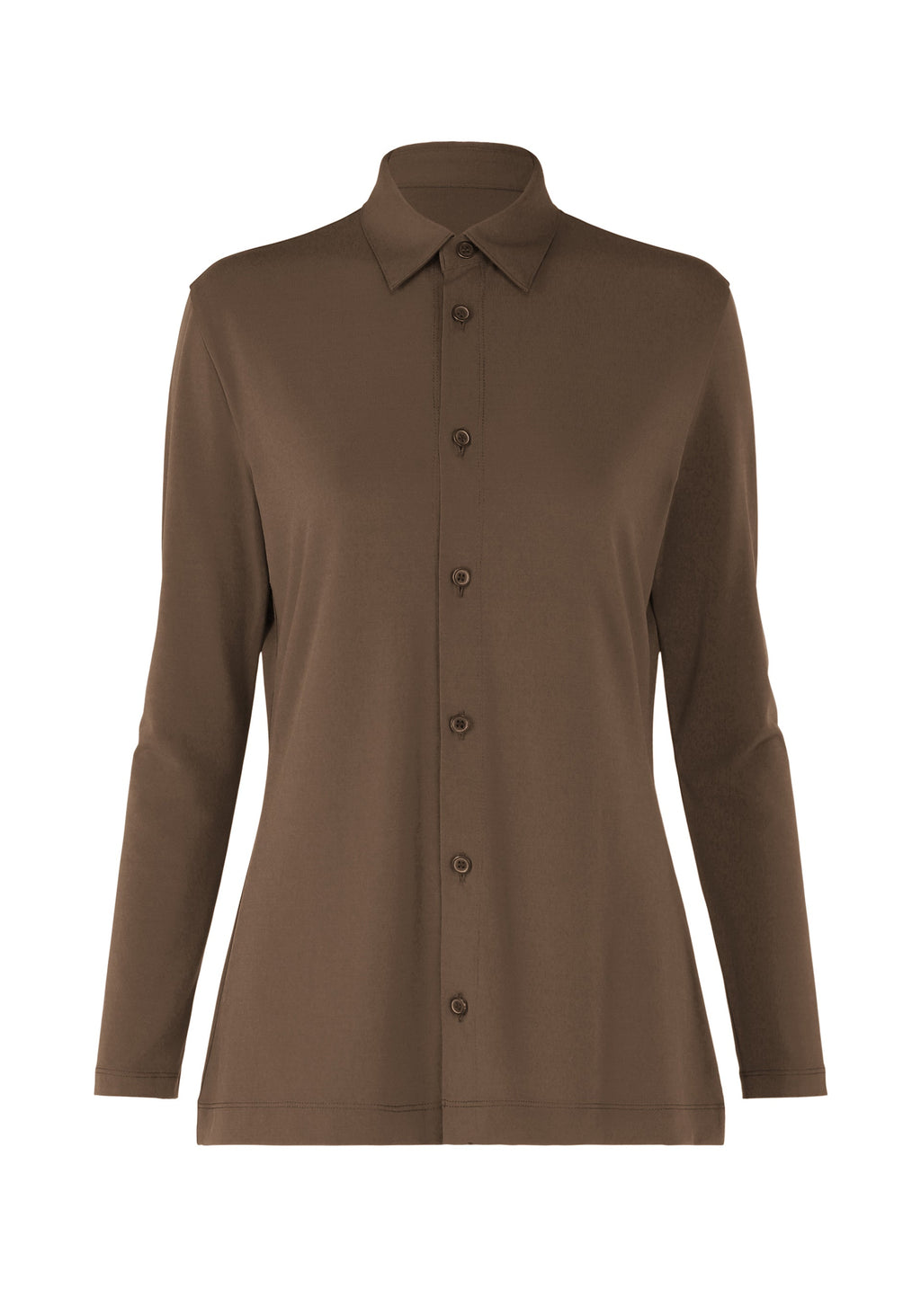 Drape Jersey-66 - DARK BROWN