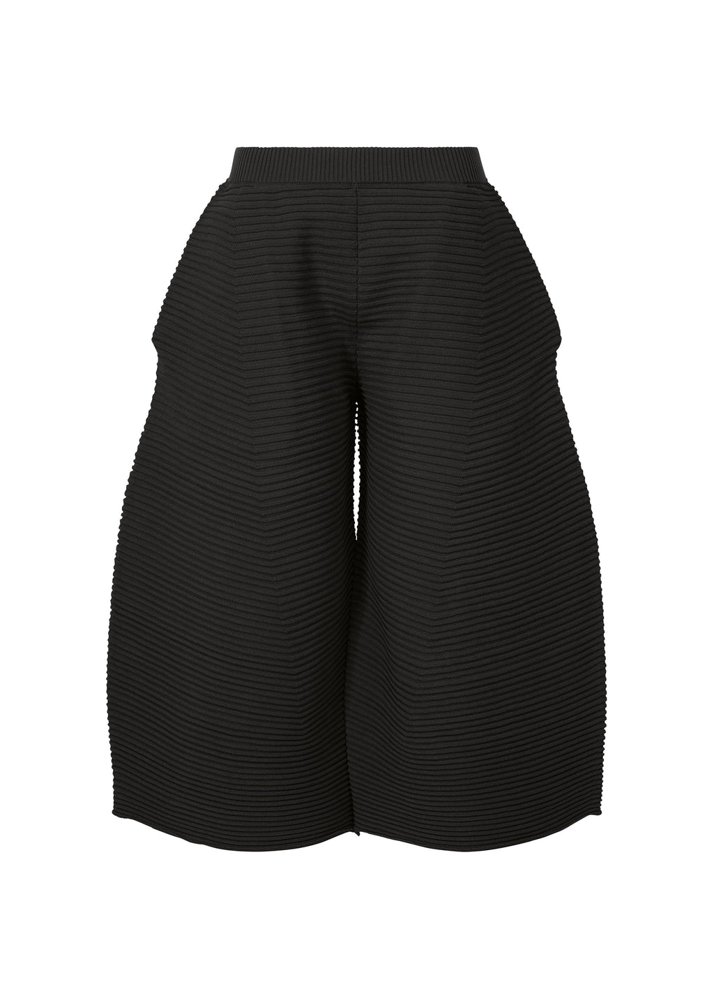 Corrugated Knit - BLACK