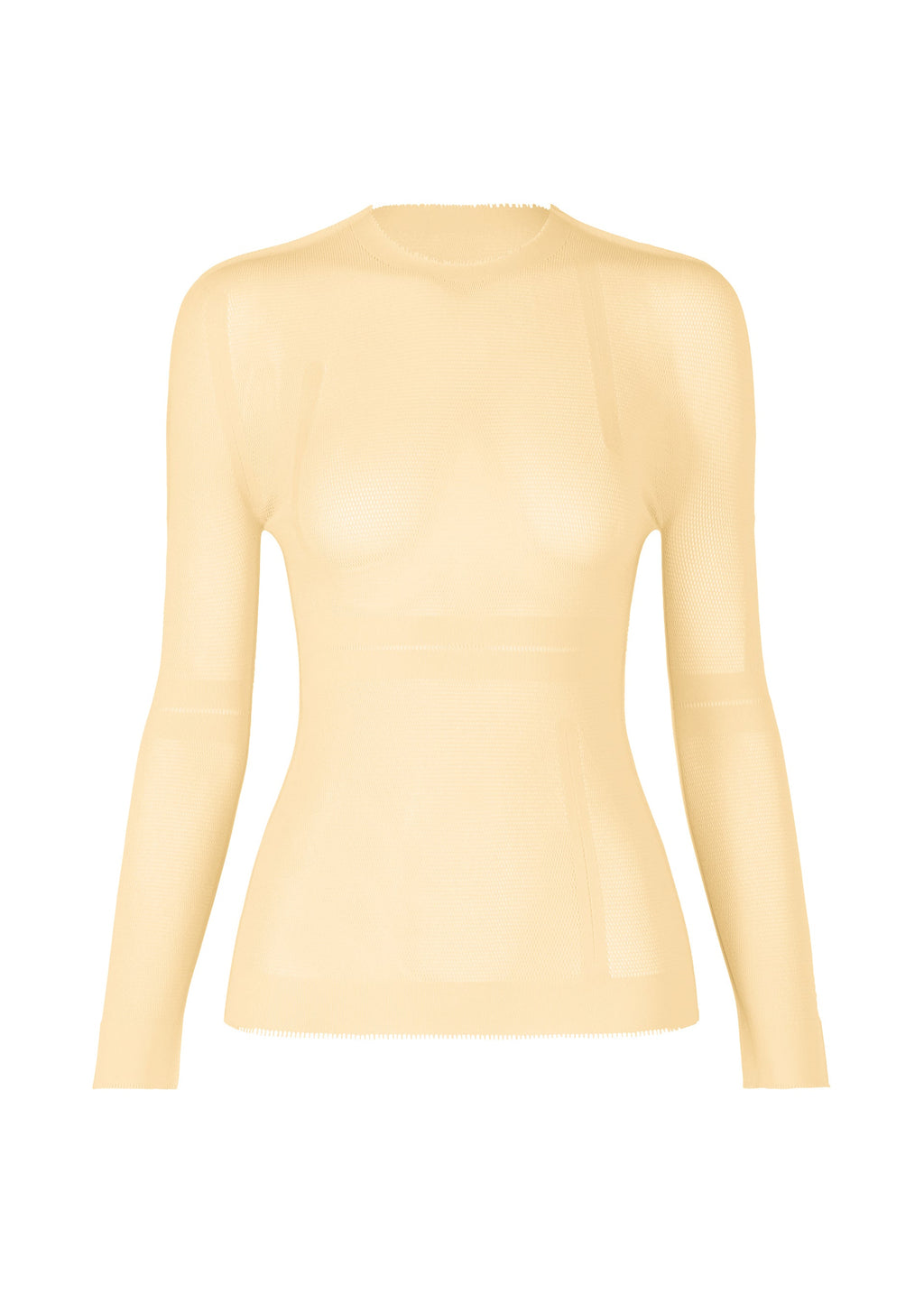 Slits Mesh Ap - EGG BEIGE