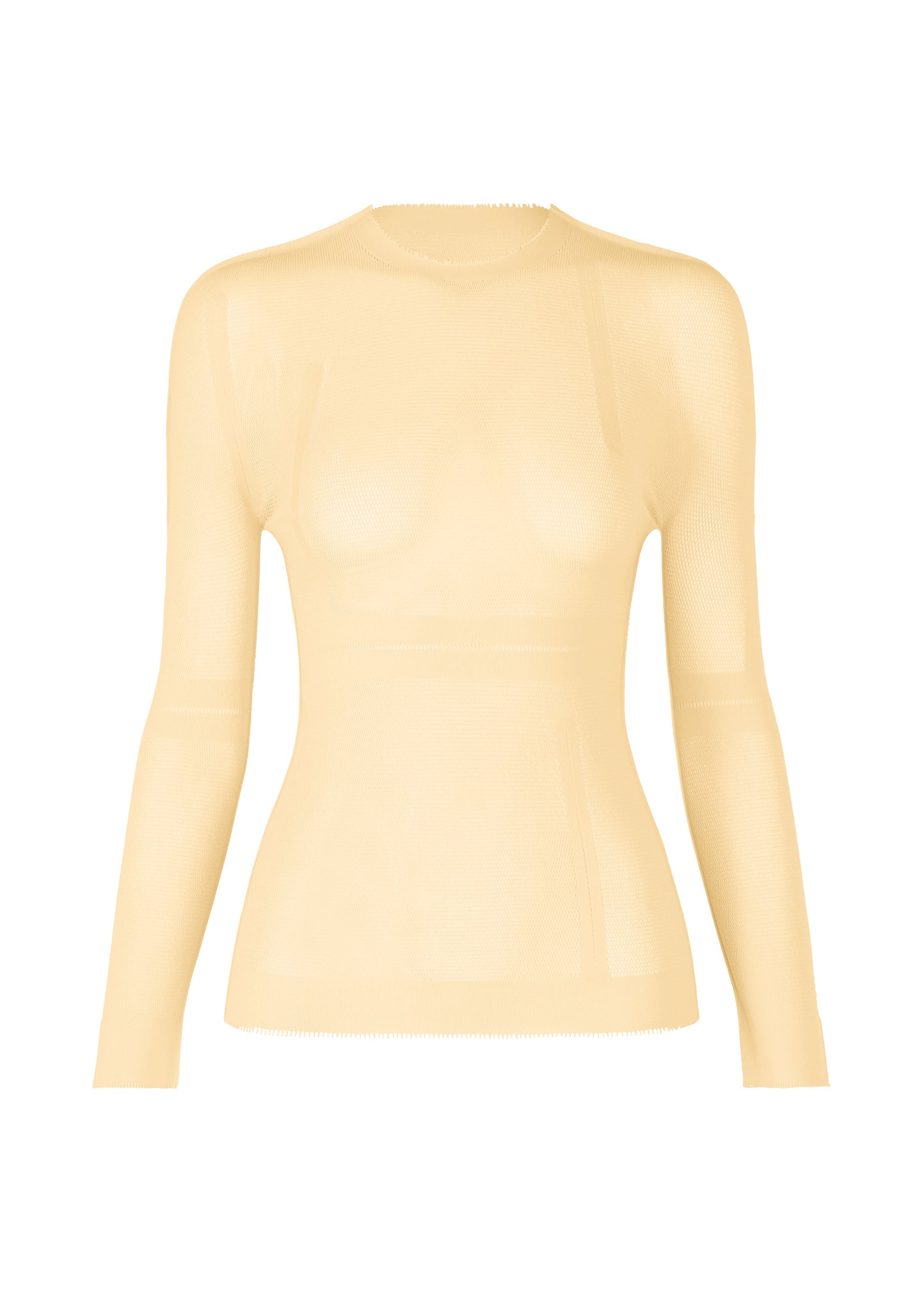 Slits Mesh Ap - EGG BEIGE