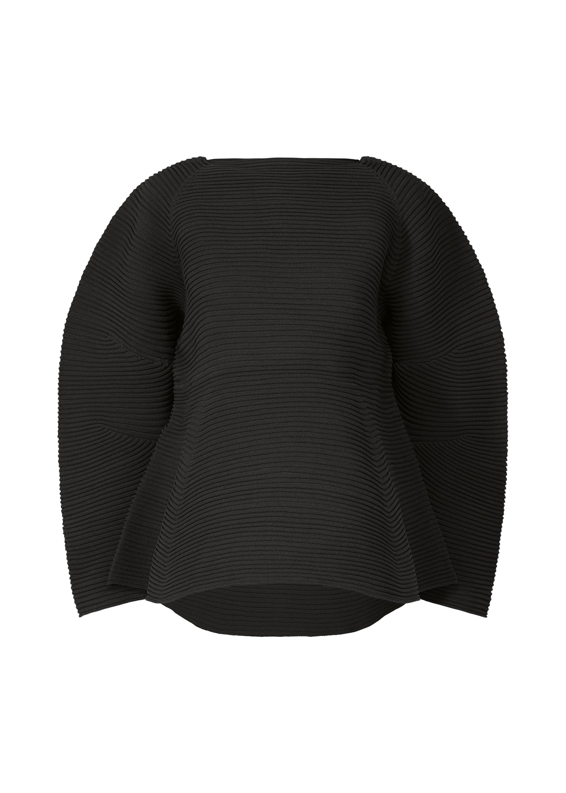 Corrugated Knit - BLACK