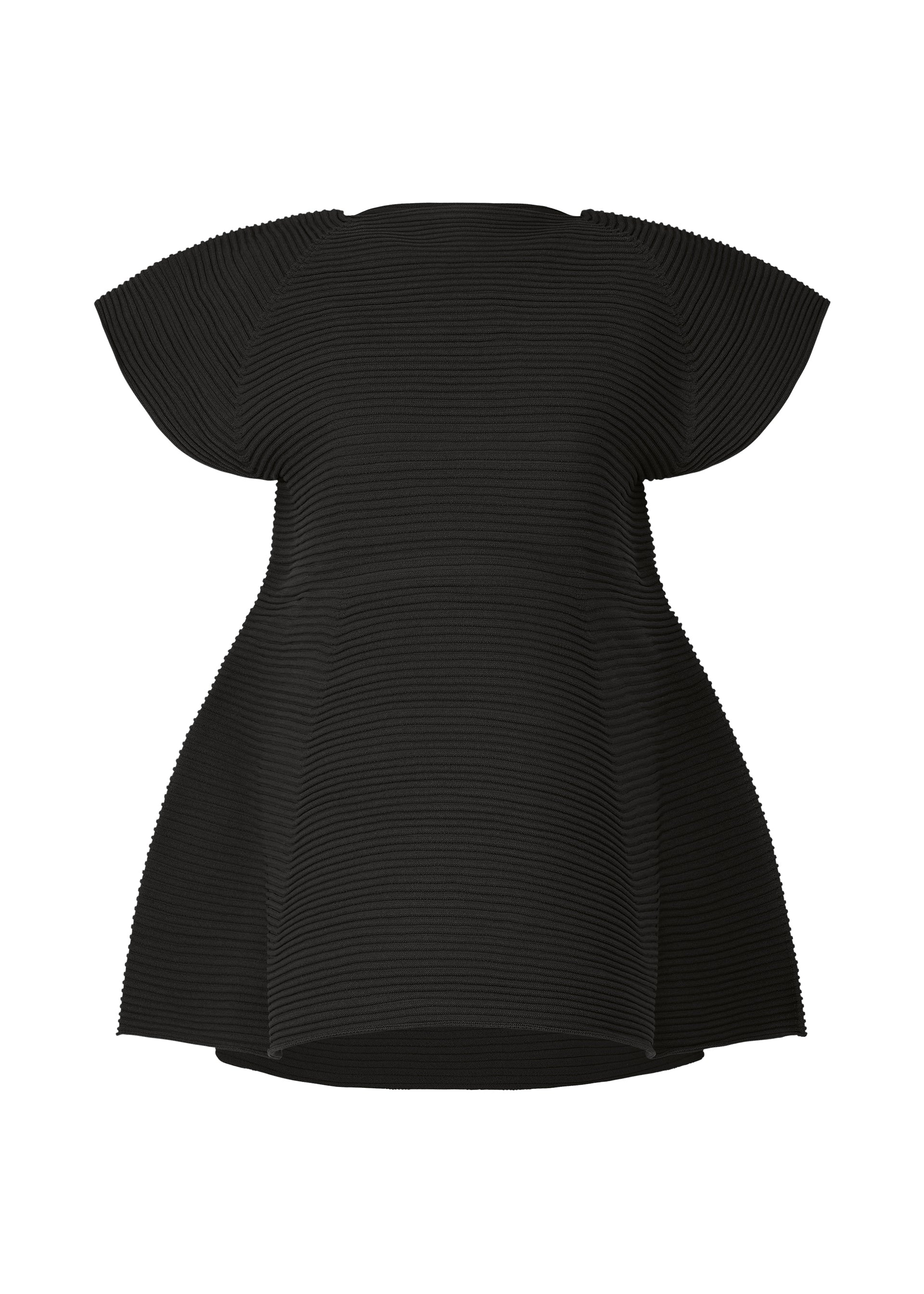 Corrugated Knit - BLACK