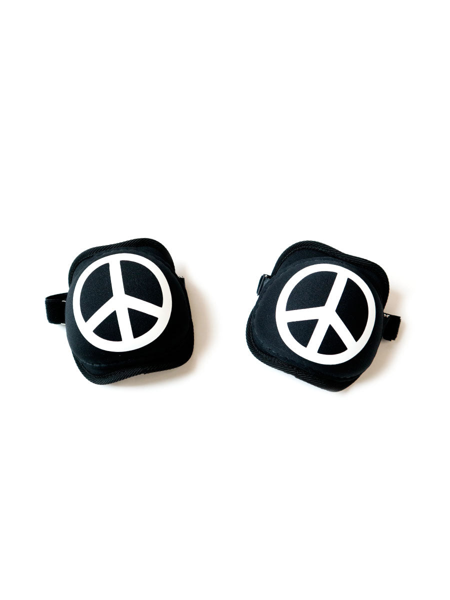 Peace Elbow Pads - Black