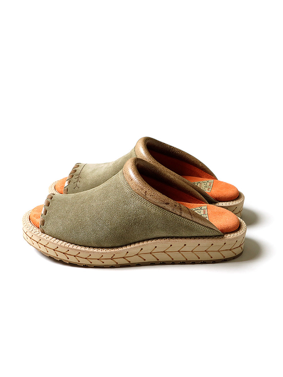 Cow Leather Pueblo Sabot Sandals