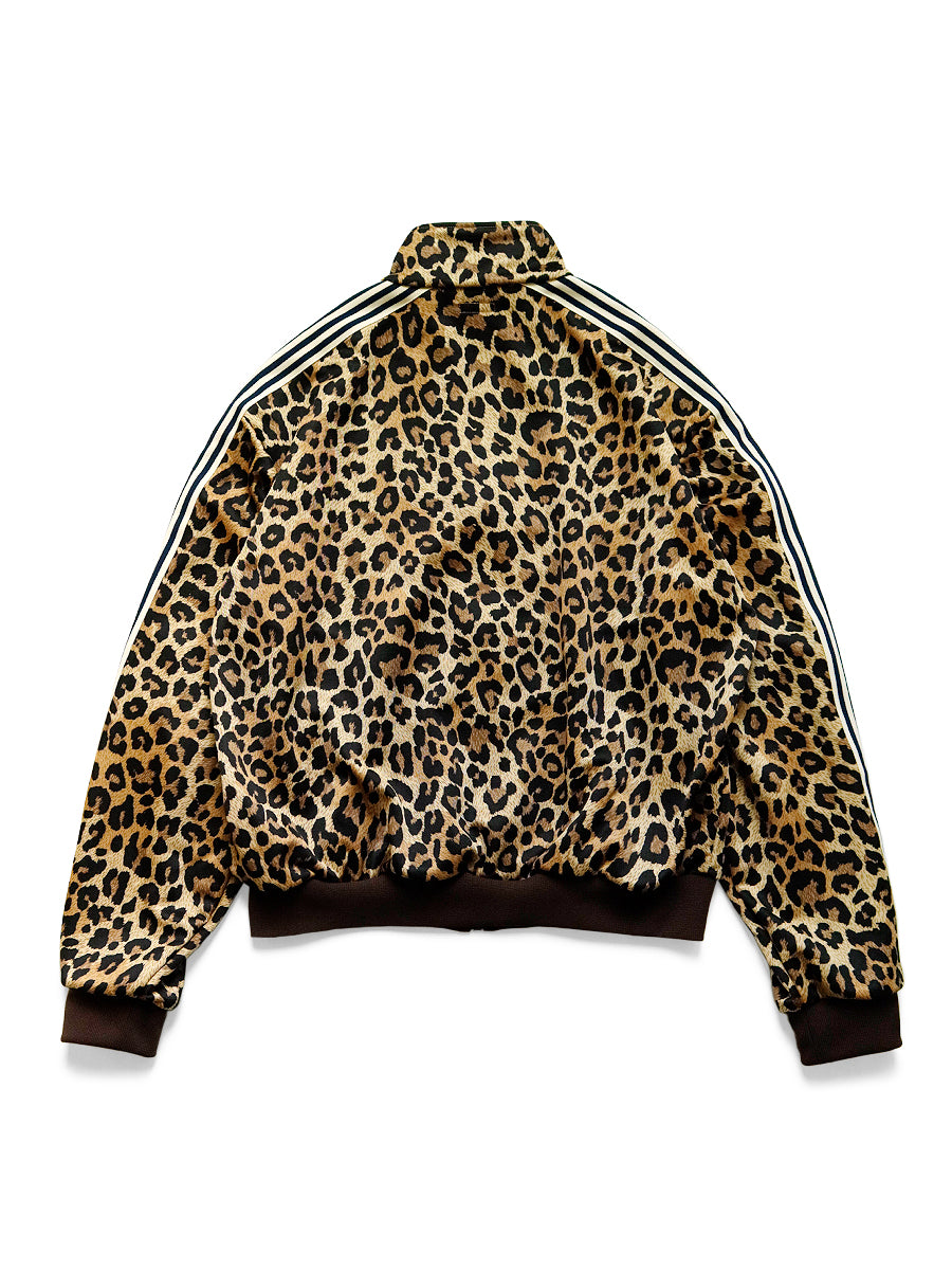 Smooth Jersey Leopard Pattern Stuntman & Woman Track JKT