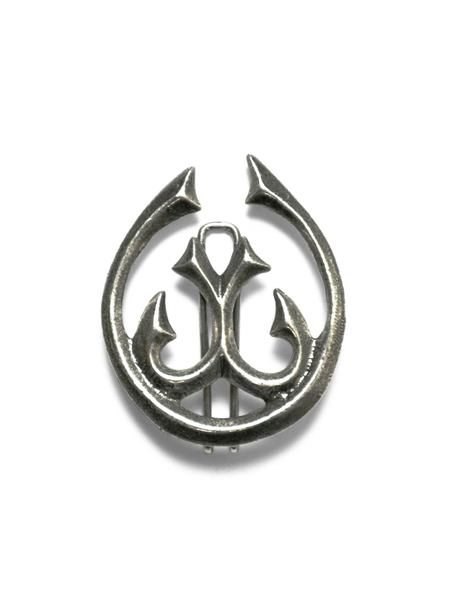 Brass x Silver Money Clip - Anchor