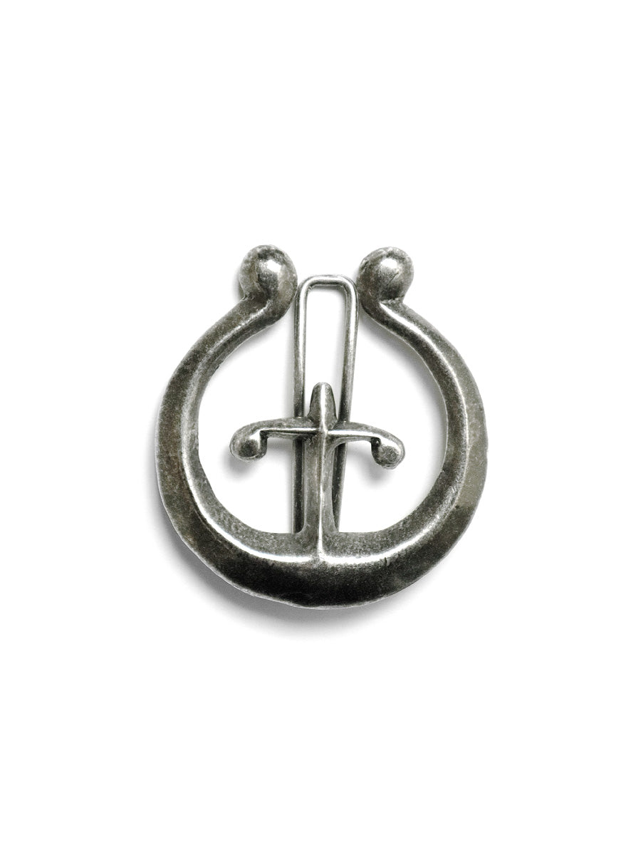 Brass x Silver Money Clip - Cross