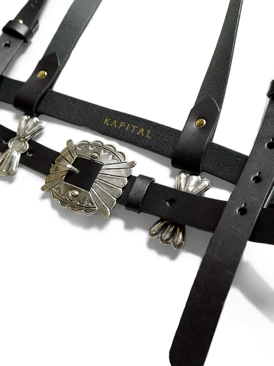 Leather Pueblo & Concho Harness