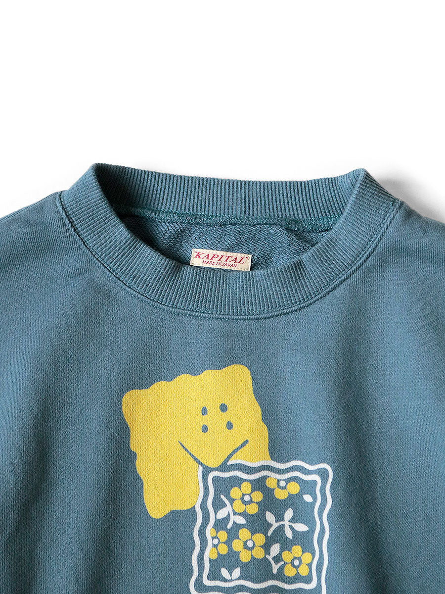 30/-裏毛 COOKIE Pocket Crew Sweat (PECKISH RAINBOWYpt)