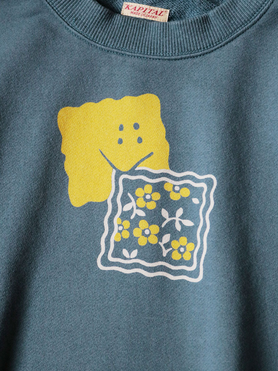 30/-裏毛 COOKIE Pocket Crew Sweat (PECKISH RAINBOWYpt)