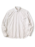 Cotton Stripe Cabin Work Shirt - White