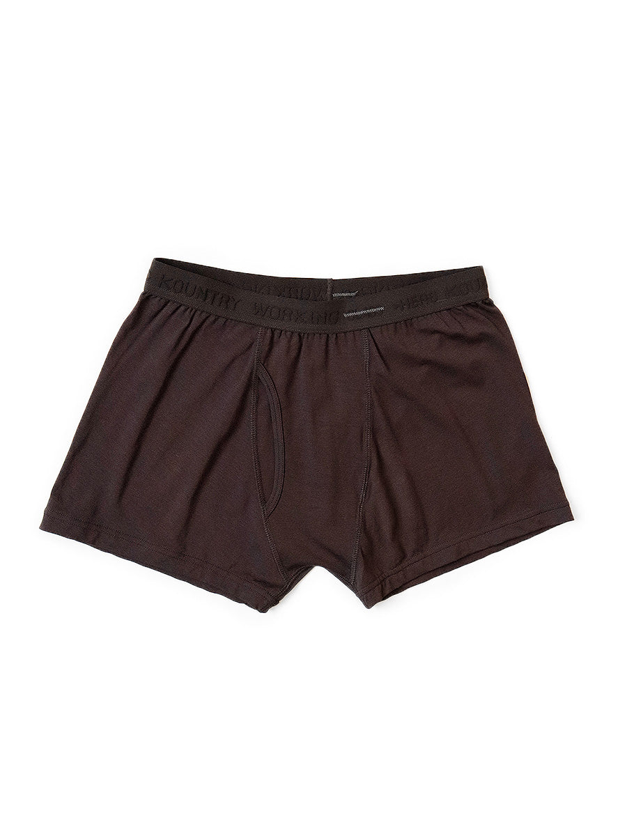 Comfort Stretch Jersey Trunks (cool) - Brown