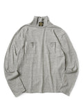 TOP Jersey High Neck PocketロンT - Gray