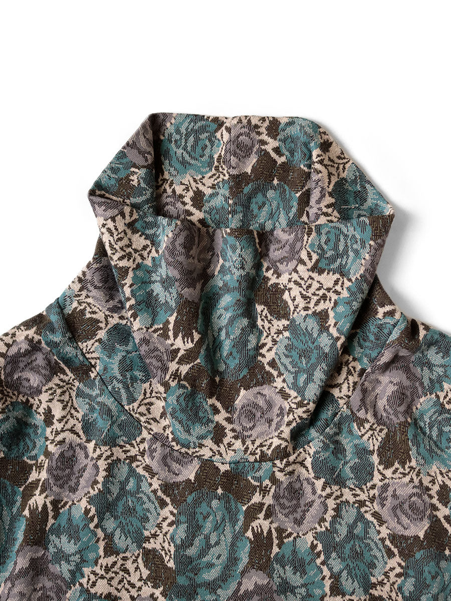 Gobelin Jersey Baggy High Neck Long T