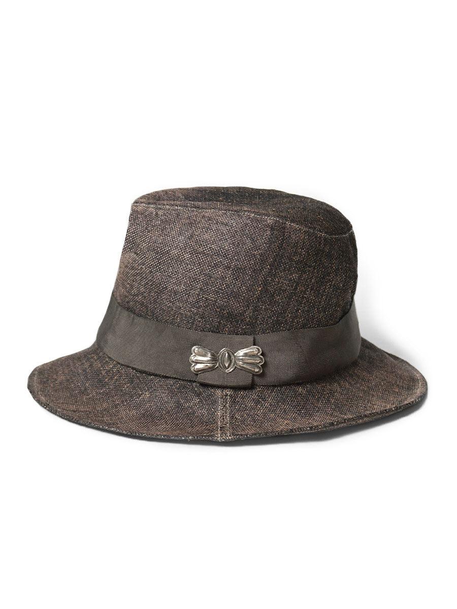 Aging Paper Canvas Fedora Hat